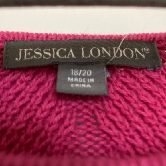 Jessica London Pink Sweater . Brand new - Picture 2 of 2
